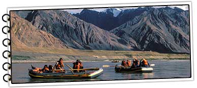 Rafting in Ladakh